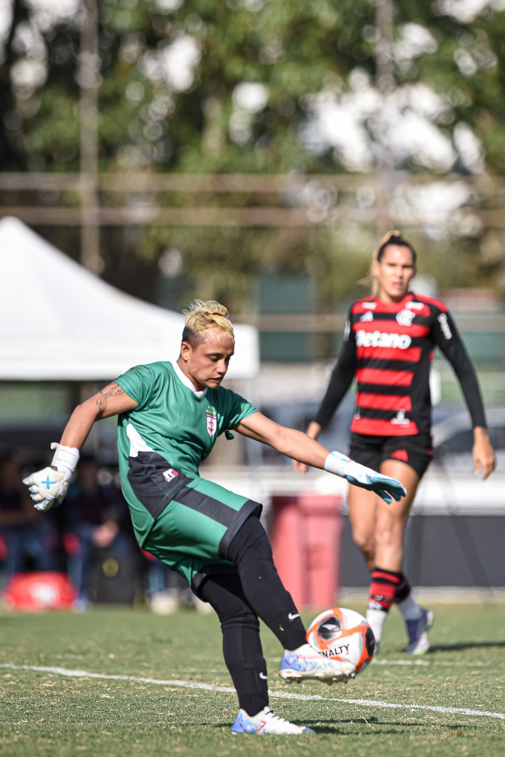 Guerra, em Flamengo x Búzios, pelo Cariocão Feminino 2025 — Foto: Divulgação: Paula Reis/Flamengo