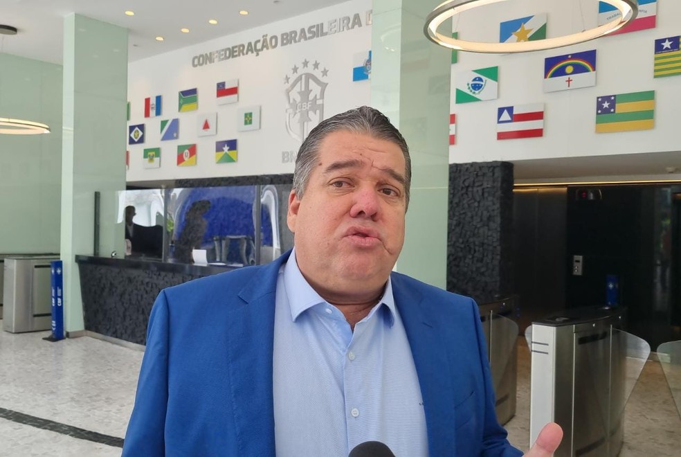 Gustavo Feijó, diretor da CBF — Foto: Ronald Lincoln