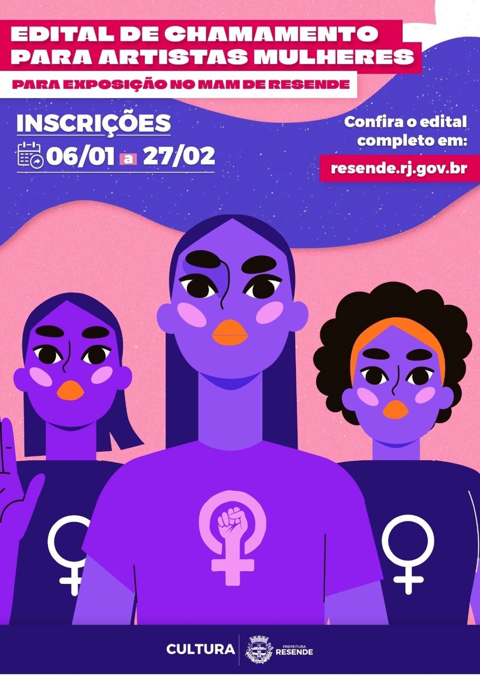 Estão abertas as inscrições para exposição 'Mulheres por Mulheres' no Museu de Resende — Foto: Divulgação/Prefeitura de Resende