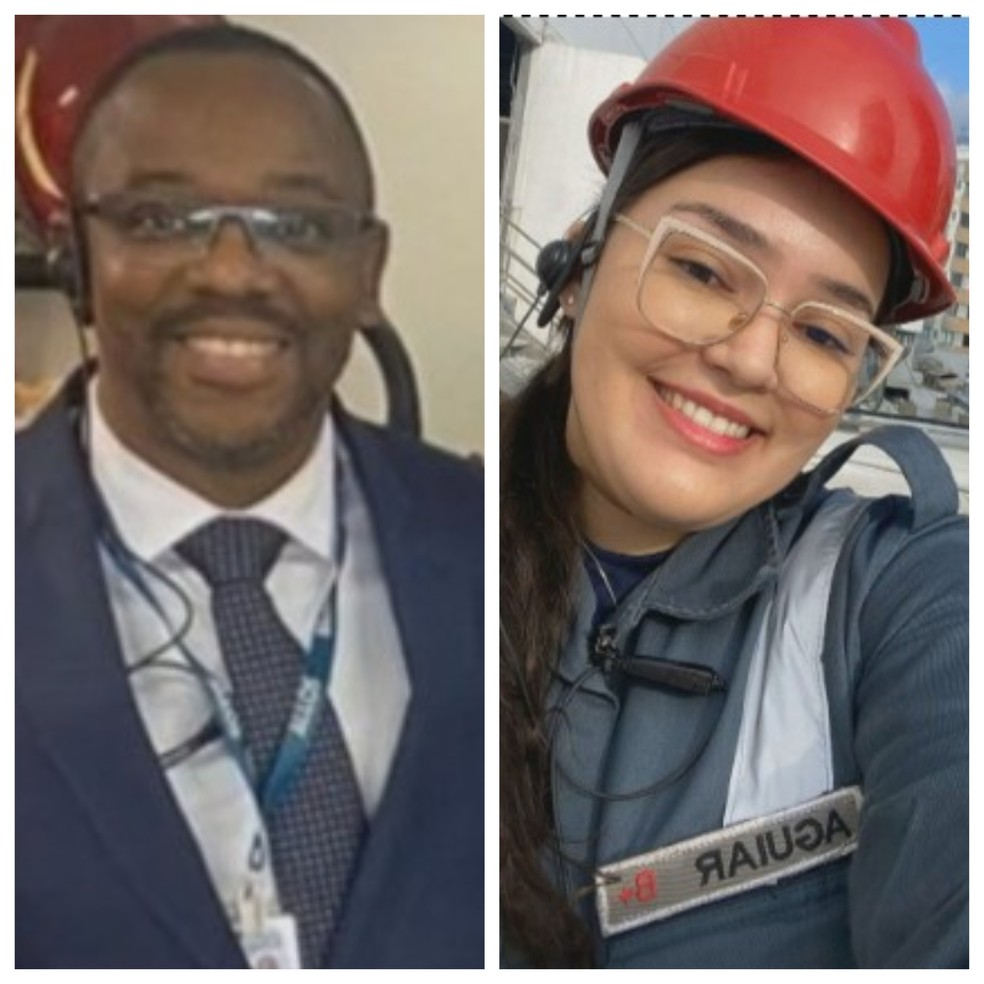 Anderson e Emmelyn morreram em incêndio no Shopping Tijuca — Foto: Reprodução