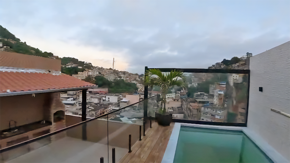 Casa de Anderson Venâncio Nobre de Souza, o Piu — Foto: Divulgação/PCERJ