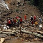 Deslizamento de terra deixa um trabalhador morto e quatro feridos em Angra dos Reis