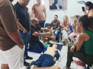 Profissionais do CAPS Casa Azul participam de capacitação em primeiros socorros