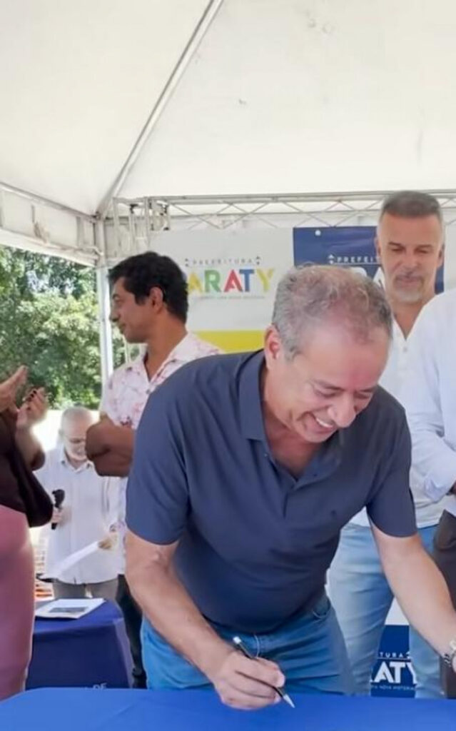 Paraty terá nova Estação de Tratamento de Esgoto após assinatura de ordem de serviço