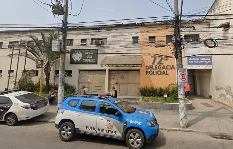 Fachada da 72ª DP — Foto: Reprodução/Google Street View