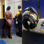 Homem é detido no Centro do Rio após ameaçar motoristas com réplica de arma e pedras