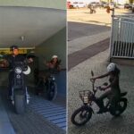 Câmeras registram furto de bicicleta elétrica em garagem de prédio na Gávea