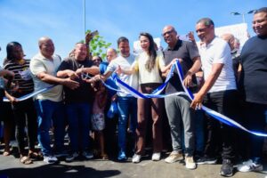 Prefeita Mariana Canella inaugura ponte no Lote XV e melhora ligação entre bairros