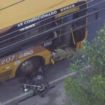 Acidente entre moto e ônibus deixa mulher morta em Padre Miguel