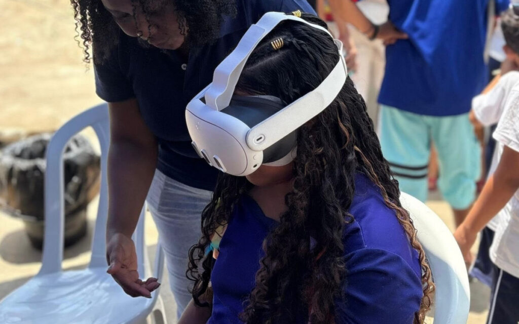 Projeto da Iguá Rio leva realidade virtual e educação ambiental a estudantes de Miguel Pereira