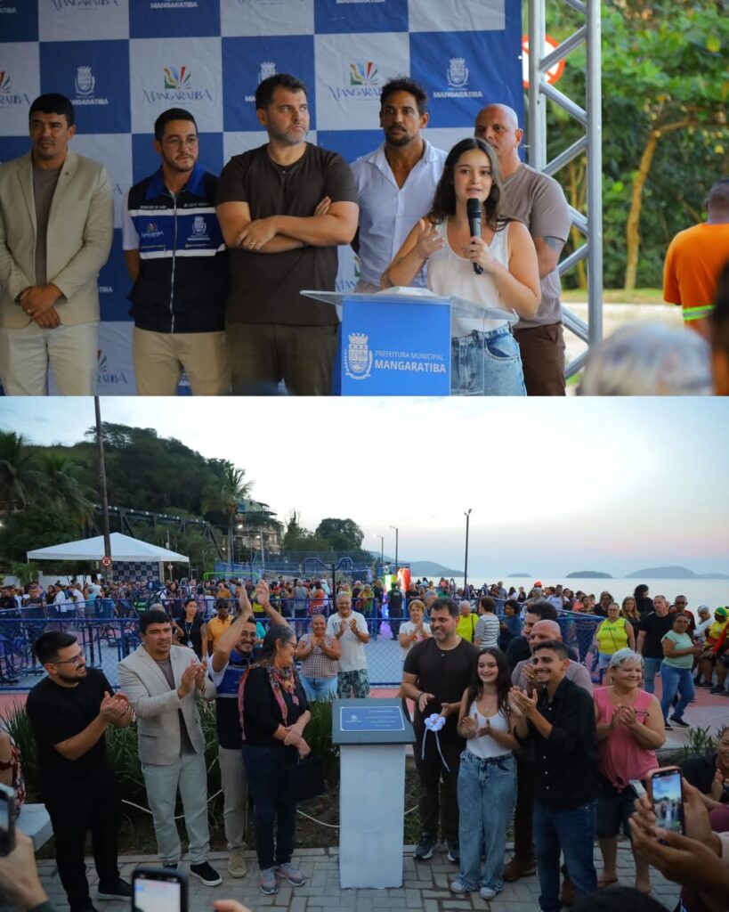 PREFEITURA DE MANGARATIBA INAUGURA COMPLEXO DE LAZER GILMAR ABRAÃO DA SILVA