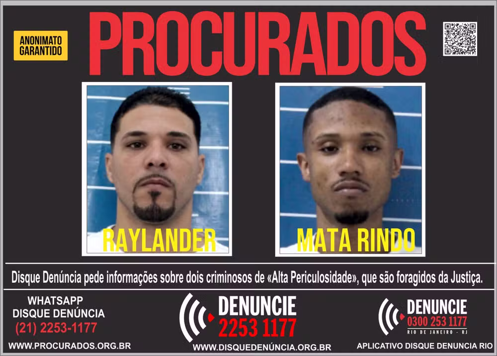Dois foragidos com 60 anos de condenação não retornam após “saidinha” do Dia das Mães