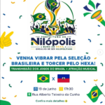 Nilópolis promove nova edição da Fan Fest para transmissão de Brasil x Haiti nesta sexta-feira
