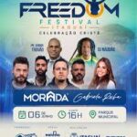 Itaguaí recebe Freedom Festival com grandes nomes da música gospel e entrada gratuita
