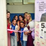 Escola municipal de Belford Roxo recebe Sala Lilás e ações de prevenção à violência contra meninas e mulheres