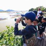 Saquarema promove atividade de observação de aves para crianças na Lagoa Vermelha