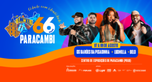Paracambi celebra 66 anos com Os Barões da Pisadinha, Ludmilla e Belo