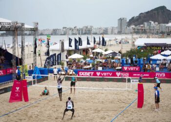 Copacabana recebe maratona de competições de vôlei de praia até agosto