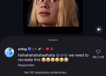 Meme de “As Branquelas” viraliza e aproxima Vini Jr. e Haaland antes de Brasil x Noruega