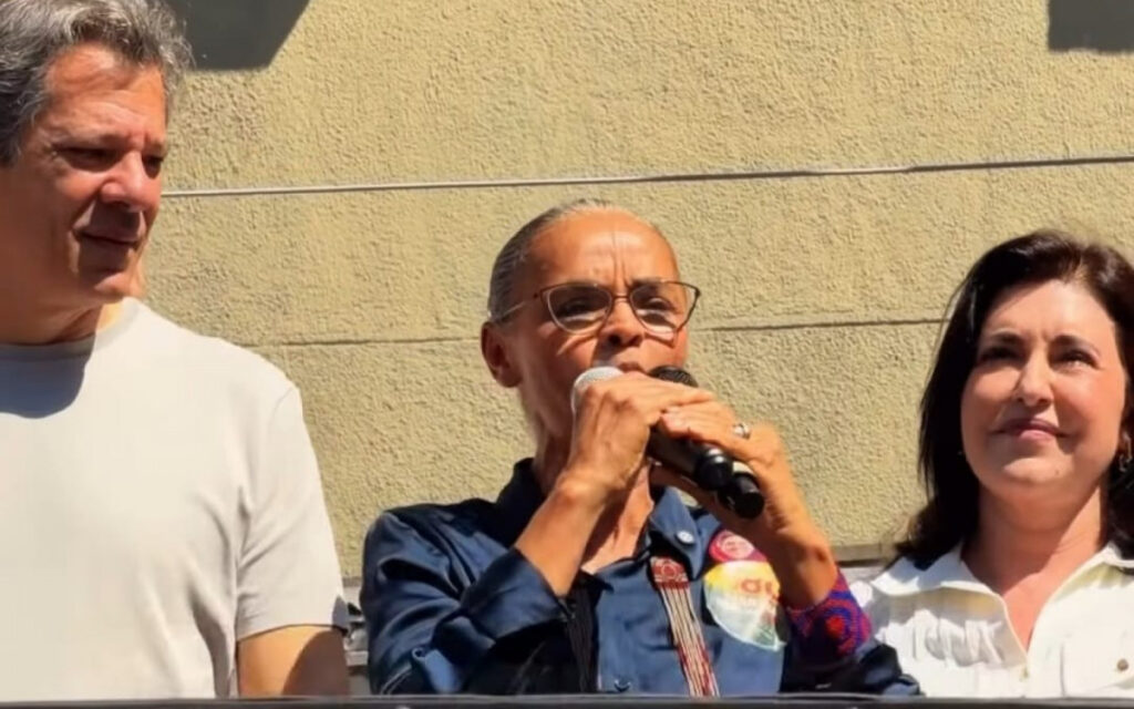 Marina Silva relata tentativa de intimidação durante ato de campanha