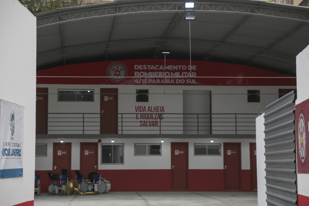 Paraíba do Sul passa a contar com quartel do Corpo de Bombeiros