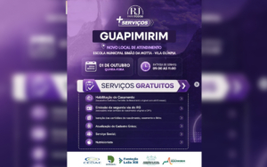 Guapimirim recebe mutirão gratuito com emissão de documentos e atendimento social