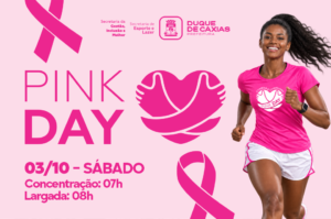 Duque de Caxias recebe corrida e caminhada Pink Day no dia 3 de outubro