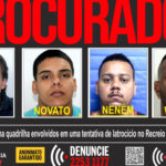 Disque Denúncia divulga cartaz com quatro foragidos por tentativa de latrocínio no Recreio