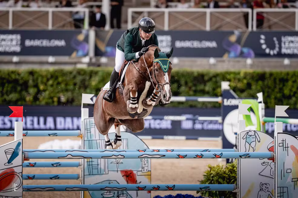 Brasil termina em segundo lugar na Liga das Nações de hipismo de salto